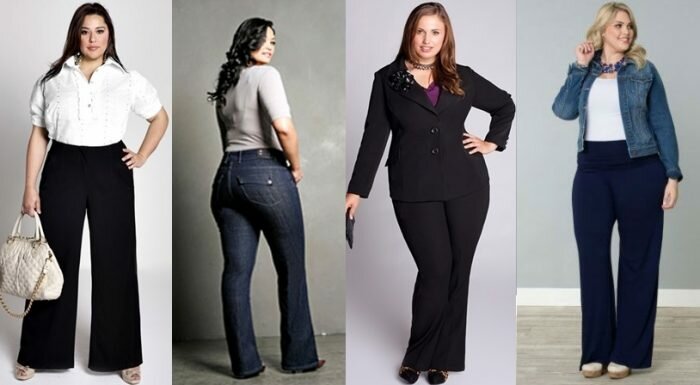 Широкие расклешенные брюки — модно и красиво