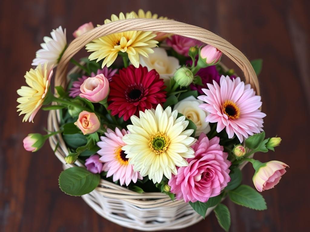 Цветы в корзинке: как собрать живую картину, которую хочется держать дома