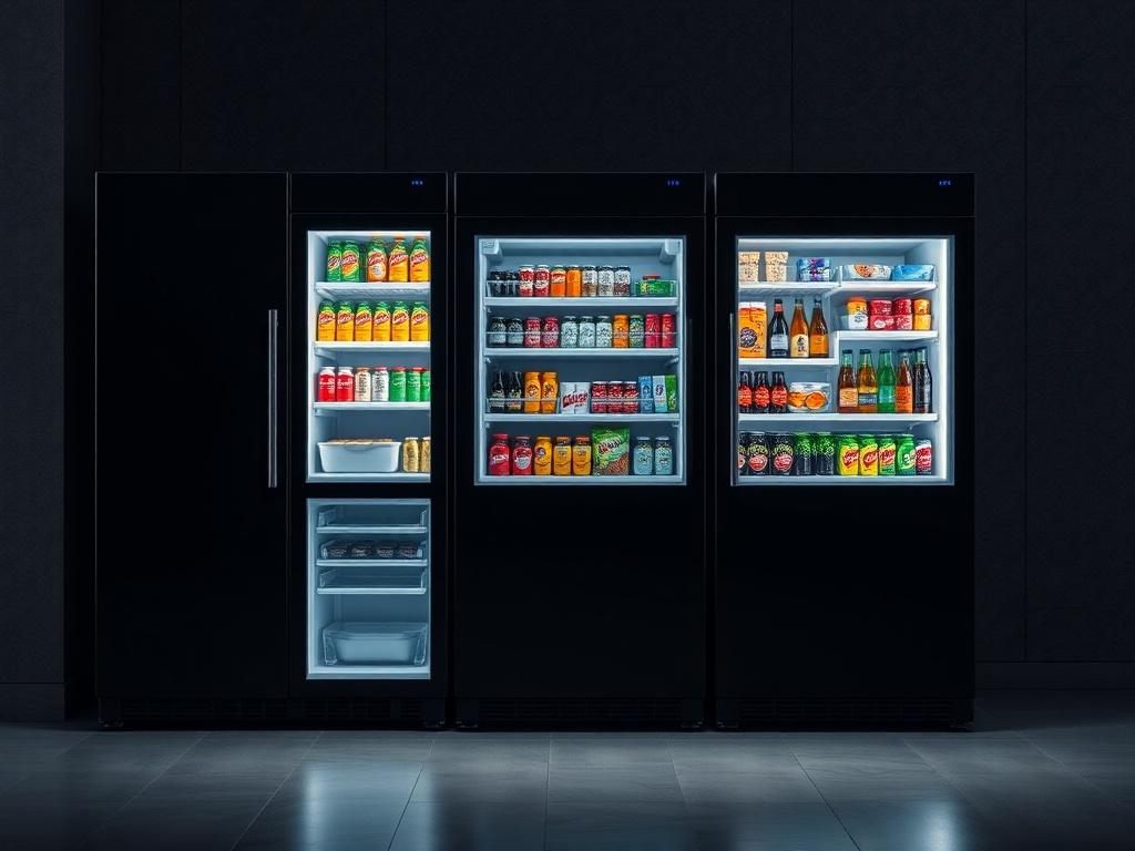Черные холодильники для напитков: стильный бар в вашей комнате