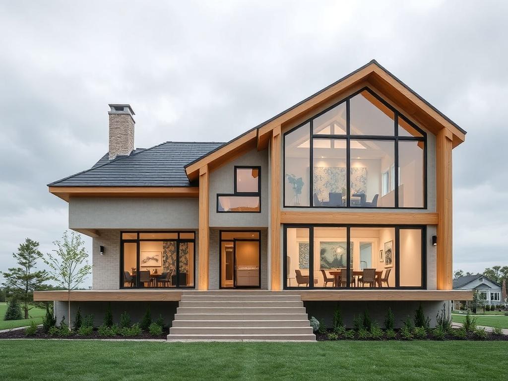 Проект каркасного дома: от идеи до первой ночи у камина