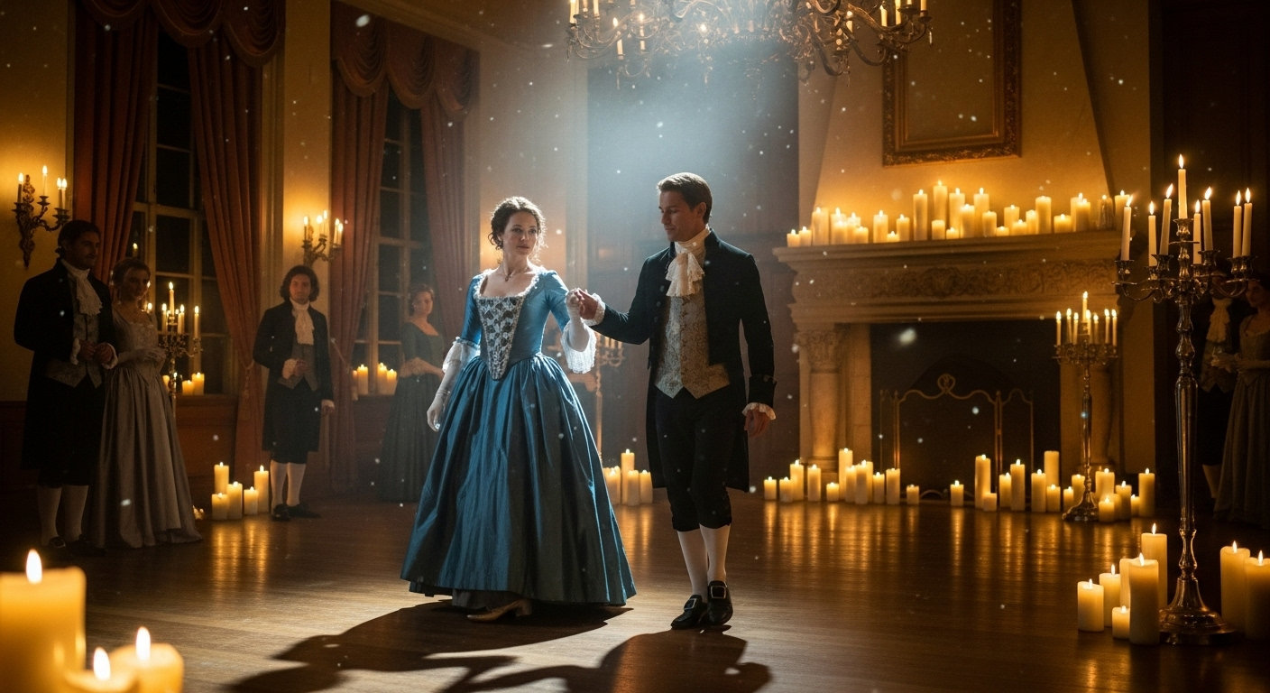 Романтическая атмосфера итальянского ужина со свечами и музыкой