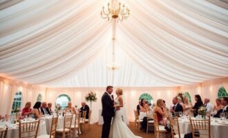 Свадьба в шатре: как устроить праздник на свежем воздухе и не сойти с ума