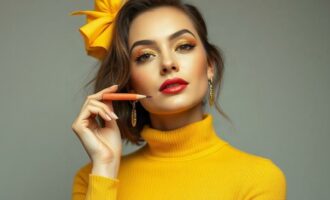 Модный жёлтый в макияже: как носить яркий цвет аккуратно и стильно